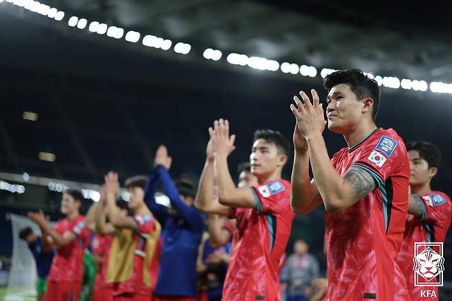 축구 국가대표팀 수비수 김민재. /사진=대한축구협회 제공