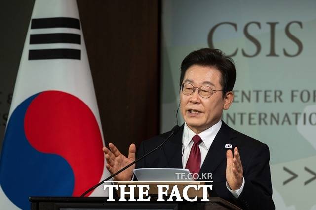 이 대통령은 '이재명 정부'는 한미동맹의 기본 가치인 자유와 민주주의를 바탕으로 탄생했고, 그만큼 동맹을 더욱 돈독하게 할 준비가 되어 있다는 점을 분명히 했다./워싱턴=AP.뉴시스