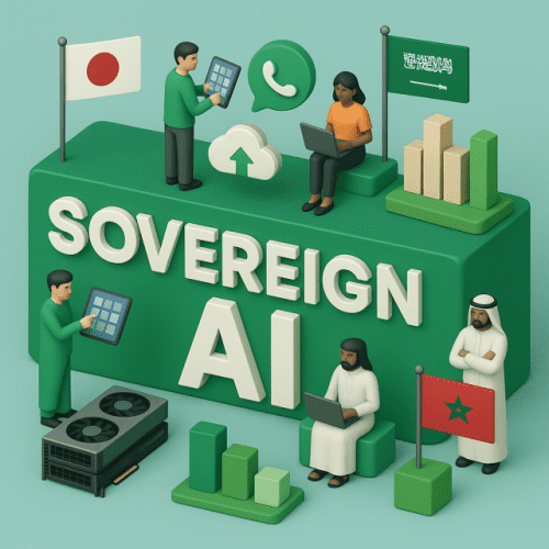 네이버클라우드가 국가별로 적용 가능한 소버린 AI 전략을 확산하고 있다. (사진=챗GPT 제작)