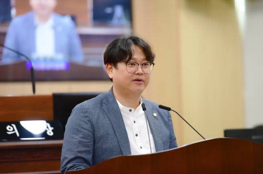 박승찬 의원(발언사진). 청주시 제공