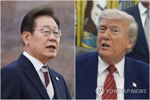 이재명 대통령(왼쪽)과 트럼프 미국 대통령. 연합뉴스