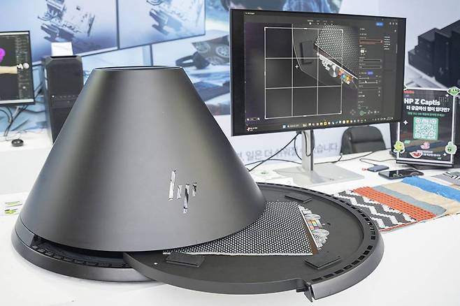 HP Z-캡티스는 어도비 서브스턴스 3D와 호환되는 3D 스캐너로, 최대 8K 3D 에셋을 구축할 수 있다 / 출처=IT동아