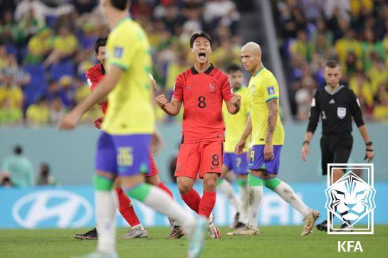 2022년 카타르 월드컵 당시 백승호. 대한축구협회 제공
