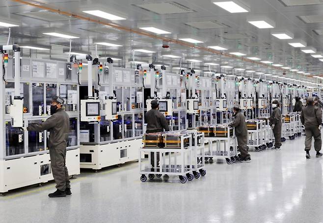 SK배터리아메리카(SKBA) 내부 모습 /사진제공=SK온