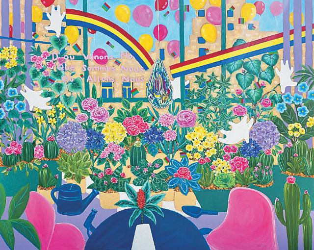 예미킴 ‘선캐처’, 130×162㎝, 캔버스에 아크릴, 2025.