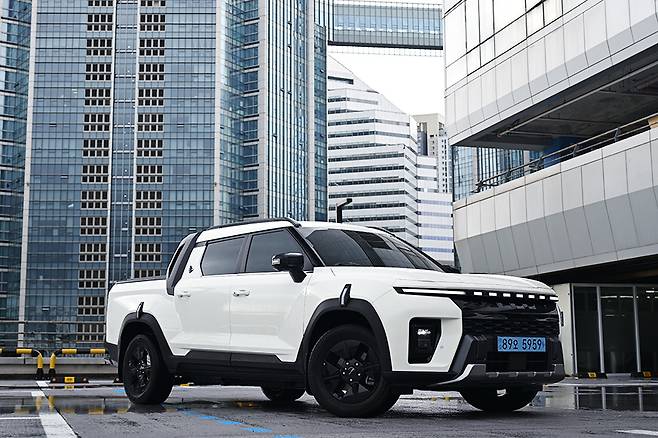 KGM 무쏘 EV. 사진: 김학수 기자