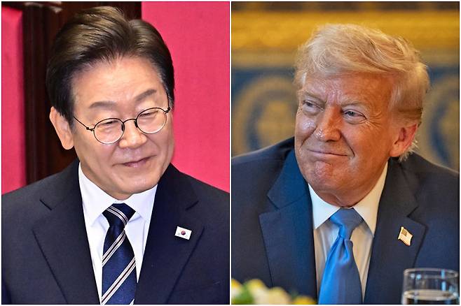 이재명 대통령(왼쪽)과 트럼프 미국 대통령 ⓒEPA=연합뉴스