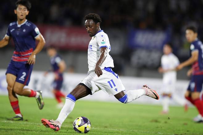 인천 유나이티드 공격수 제르소. /사진=한국프로축구연맹 제공