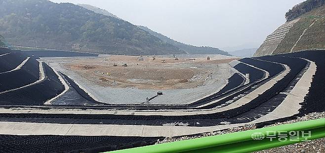 지난 2023년부터 폐기물 매립을 시작한 광주 광역위생매립장 2-2단계 구역. 광주시 제공