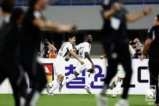 츄마시(전북). 사진=대한축구협회