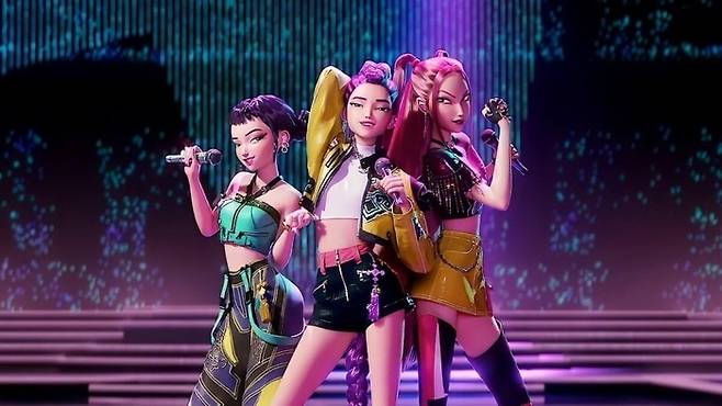 넷플릭스 애니메이션 영화 ‘케이팝 데몬 헌터스’. 사진 | 넷플릭스