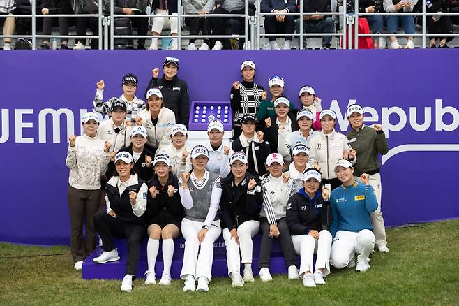 위믹스 챔피언십 2024에 출전한 상위 24명의 선수들. 사진 | 위메이드