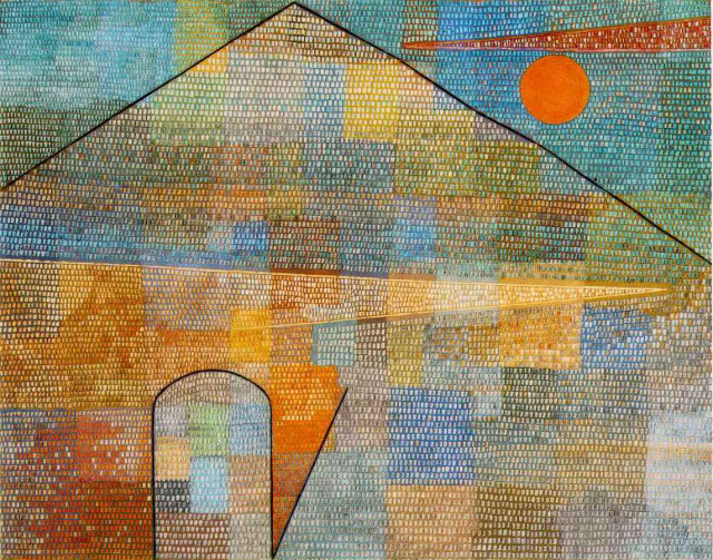 파울 클레 ‘파르나소스 산으로’. 1932년. 캔버스에 유화. 100 x 126cm. 베른 국립미술관 소장.