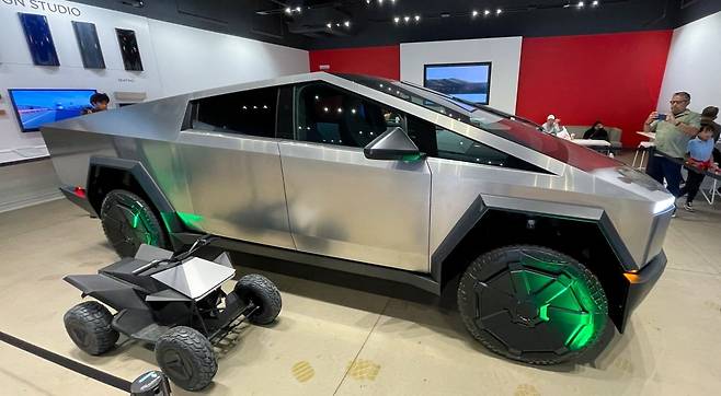 테슬라의 사이버트럭.  사진=연합뉴스