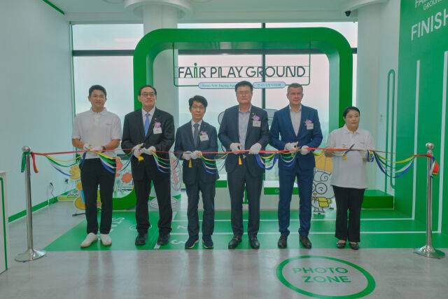 KADA '페어플레이그라운드' 리본 커팅식 장면. /KADA 제공