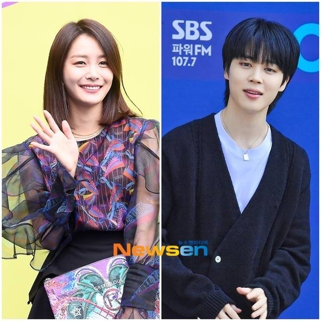 사진=왼쪽부터 송다은, 지민/뉴스엔DB