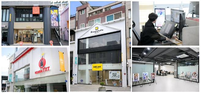 원도심 일대 공실에 애니·웹툰·출판 등 기업들이 입주를 시작했다. 순천시 제공