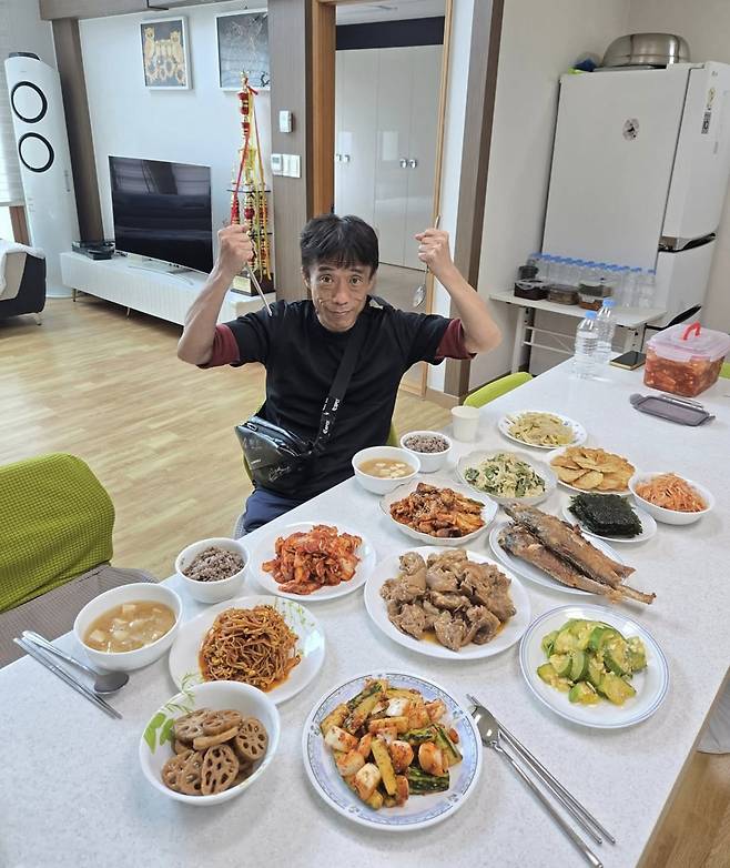 심권호 근황. 사진 출처=윤희성 SNS