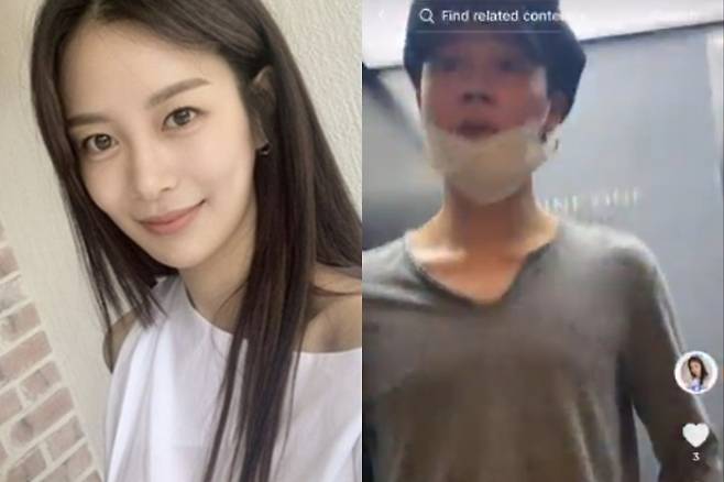 송다은, 송다은이 게재한 영상 캡처. 사진|송다은 SNS, 틱톡