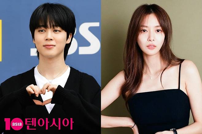 지민, 송다은 / 사진 = 텐아시아 사진 DB, 송다은 SNS