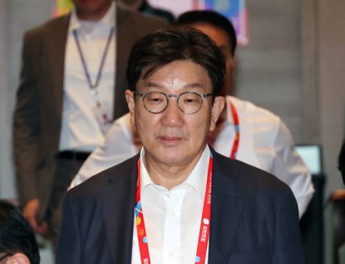 ◇국민의힘 권성동 의원이 28일 인천국제공항공사 항공교육원에서 열린 2025 국민의힘 국회의원 연찬회에 참석하고 있다. 연합뉴스