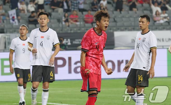 축구대표팀 수비수 김주성. /뉴스1 ⓒ News1 김영운 기자