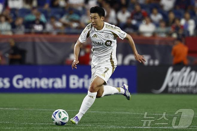 LA FC의 손흥민 ⓒ AFP=뉴스1