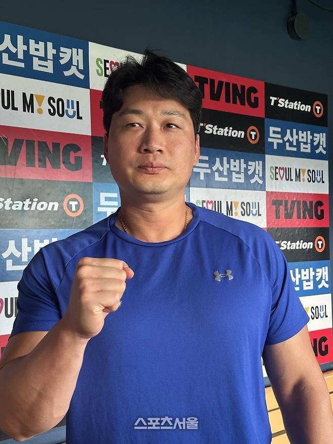 삼성 오승환이 27일 서울 잠실구장에서 2025 KBO리그 두산전을 앞두고 인터뷰에 응하고 있다. 잠실 | 이소영 기자 sshong@sportsseoul.com