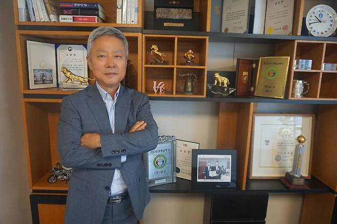 해외 경험, 사업 운영 노하우와 탁월한 시장 분석 능력을 인정받아 삼구의 수장이 된 김상문 대표.