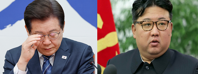 이재명 대통령, 김정은 북한 국무위원장.    뉴스1