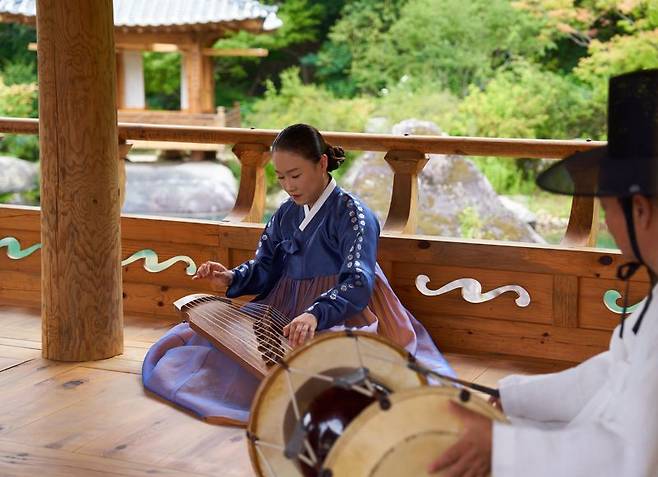 재예당에서 열리는 국악 공연