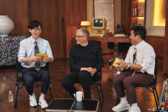 27일 tvN 예능 프로그램 ‘유 퀴즈 온 더 블럭’에 출연한 빌 게이츠 게이츠재단 이사장. 유퀴즈 인스타그램 캡처