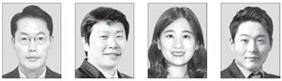 허혁재, 박창운, 이은하, 유백민(왼쪽부터 순서대로)