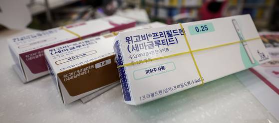지난해 10월 국내 출시된 비만 치료제 위고비. [뉴시스]