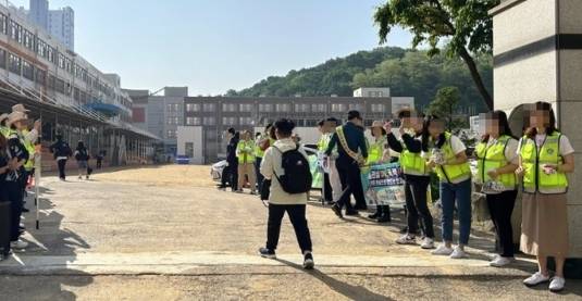 안산 관산초 학부모회 참여행사 모습. 관산초 제공