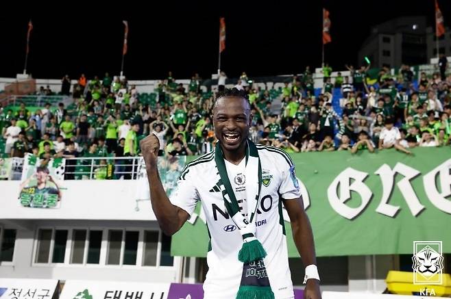전북 공격수 패트릭 츄마시. 사진=대한축구협회