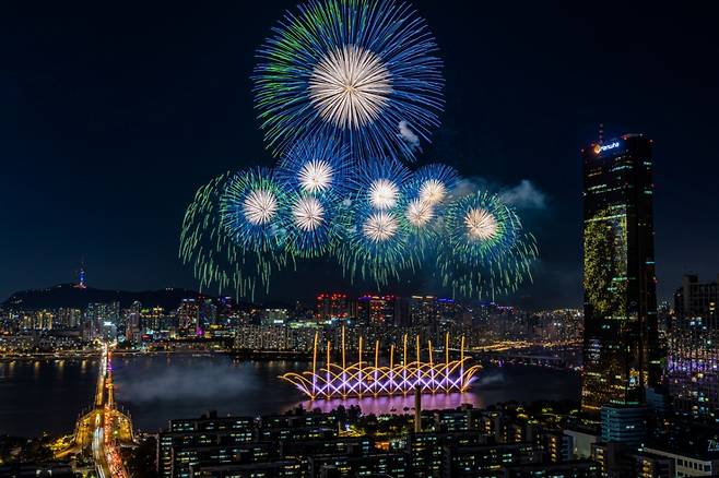 서울세계불꽃축제 사진