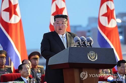 김정은 북한 국무위원장 [평양 조선중앙통신=연합뉴스. 국내에서만 사용가능. 재배포 금지. For Use Only in the Republic of Korea. No Redistribution]