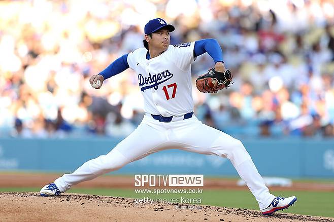 ▲ 신시내티 레즈와 경기에 선발 등판한 오타니 쇼헤이. 이번 시즌 처음으로 5이닝을 채웠다.