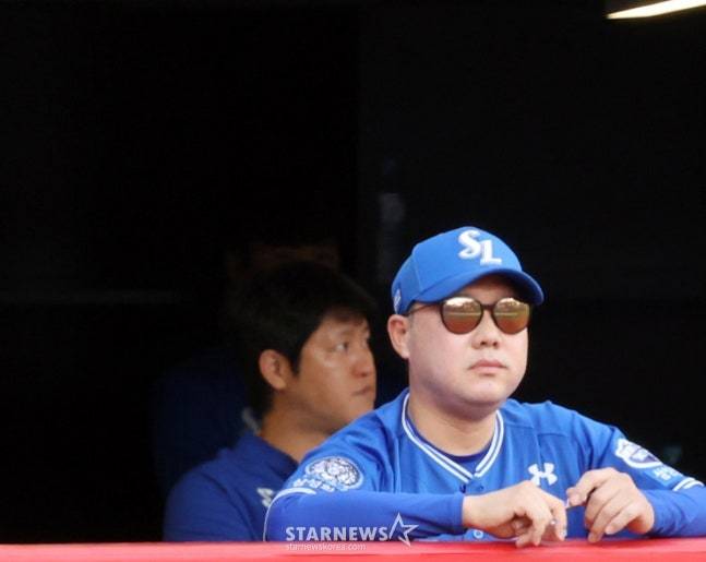 박진만 삼성 감독. /사진=강영조 선임기자