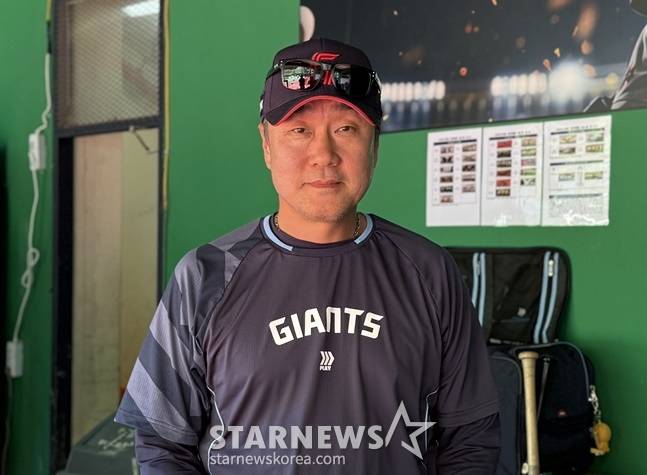 롯데 김상진 투수코치. /사진=양정웅 기자