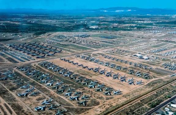 미국 애리조나주에&nbsp;있는 미 공군 제309항공우주 정비 및 재생 센터(AMARC). 미국 공군 제공&nbsp;