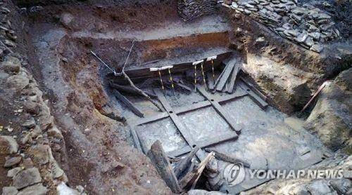 천안 위례성 목곽고 [연합뉴스 자료사진]