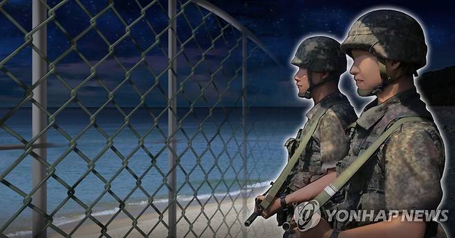 군 해안 야간경계 (PG) [장현경 제작] 사진합성·일러스트
