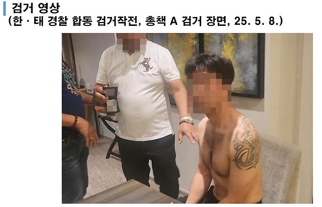 검거된 해킹조직 총책 [경찰청 제공. 재판매 및 DB 금지]