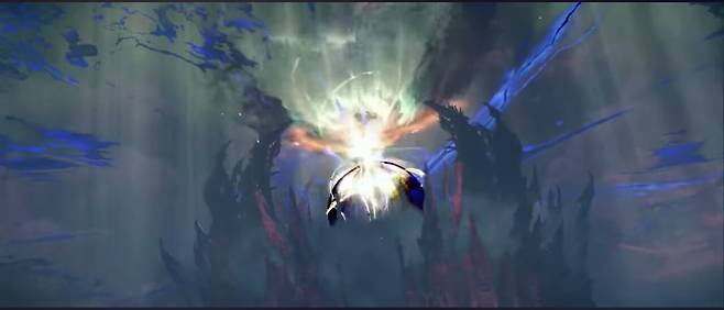 - 카제로스 레이드 종막 컷신 중 [출처: 청룡진 방송]