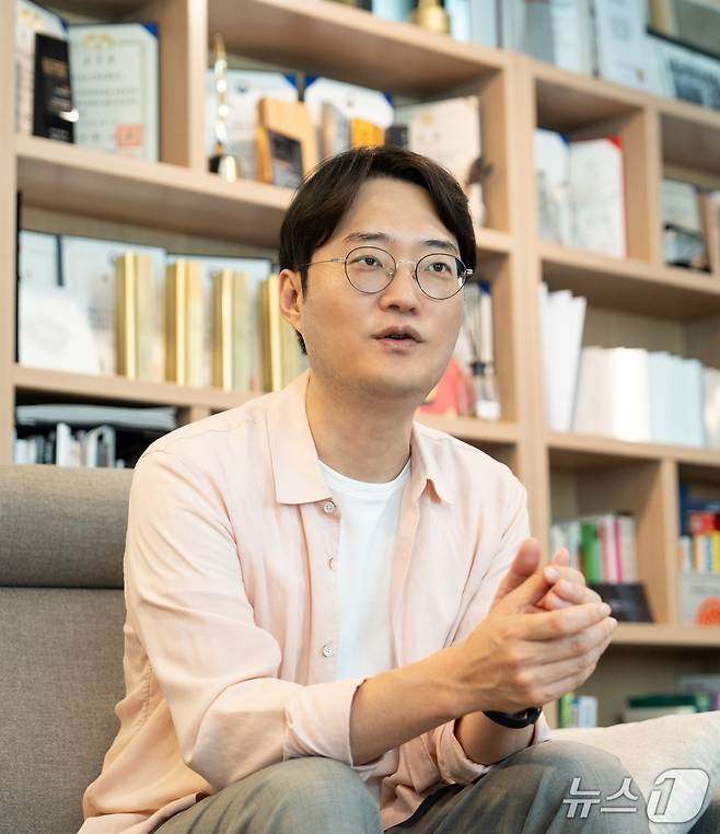 이성호 디스트릭트 대표가 지난 19일 <뉴스1>과 인터뷰를 하고 있다.(디스트릭트 제공)