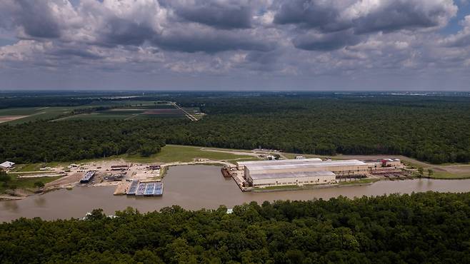 미국 루이지애나 공장 전경. /SNT그룹 제공