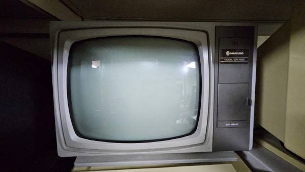 삼성 SPC- 1000 용 그린 모니터