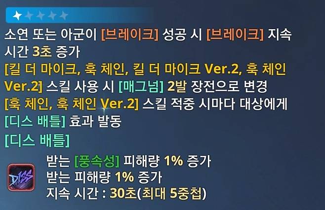 ▲ 매그넘 탄환이 곧 딜량인 소연에게 탄이 2발씩 장전되는 1진화는 매우 중요하다